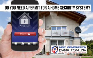 Do you need a permit for a home security system