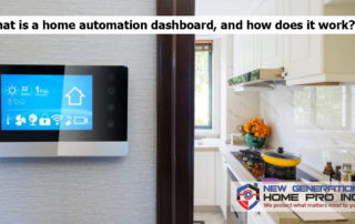 What is a home automation dashboard, and how does it work?