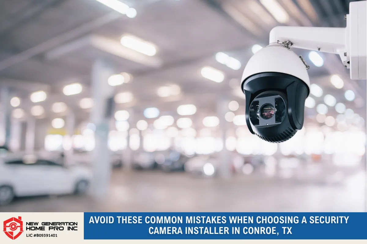 Avoid These Common Mistakes When Choosing a Security Camera Installer in Conroe, TX