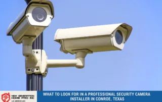 What to Look for in a Professional Security Camera Installer in Conroe, Texas