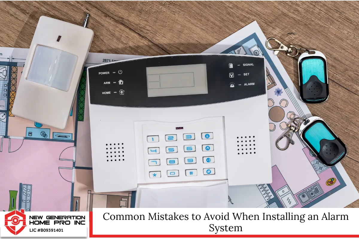 Common Mistakes to Avoid When Installing an Alarm System