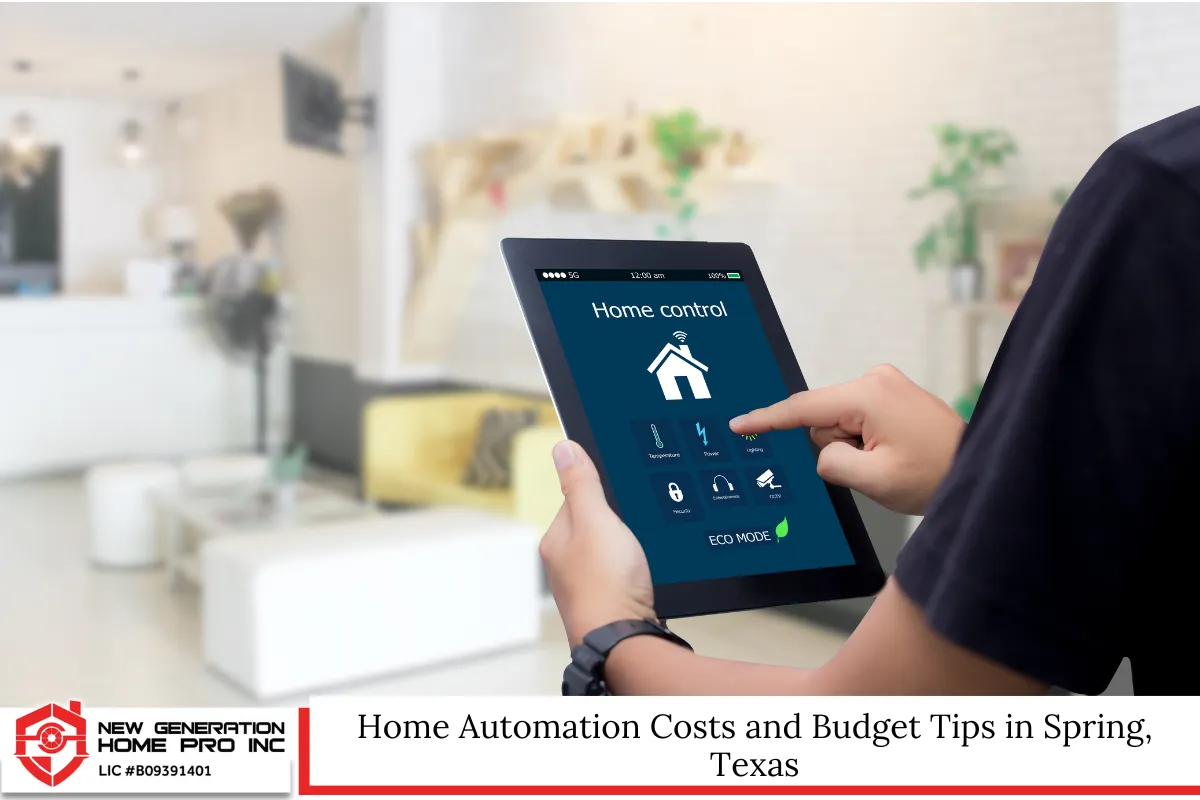 Home Automation Costs and Budget Tips in Spring, Texas