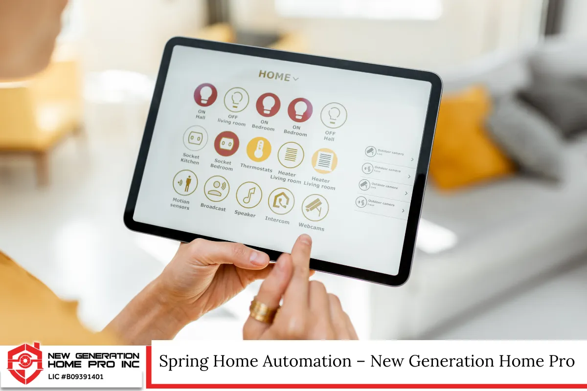 Spring Home Automation – New Generation Home Pro Inc