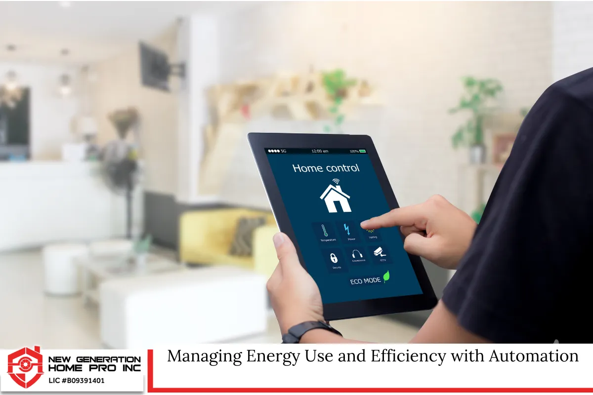 Managing Energy Use and Efficiency with Automation