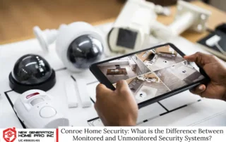 Conroe Home Security: What is the Difference Between Monitored and Unmonitored Security Systems?