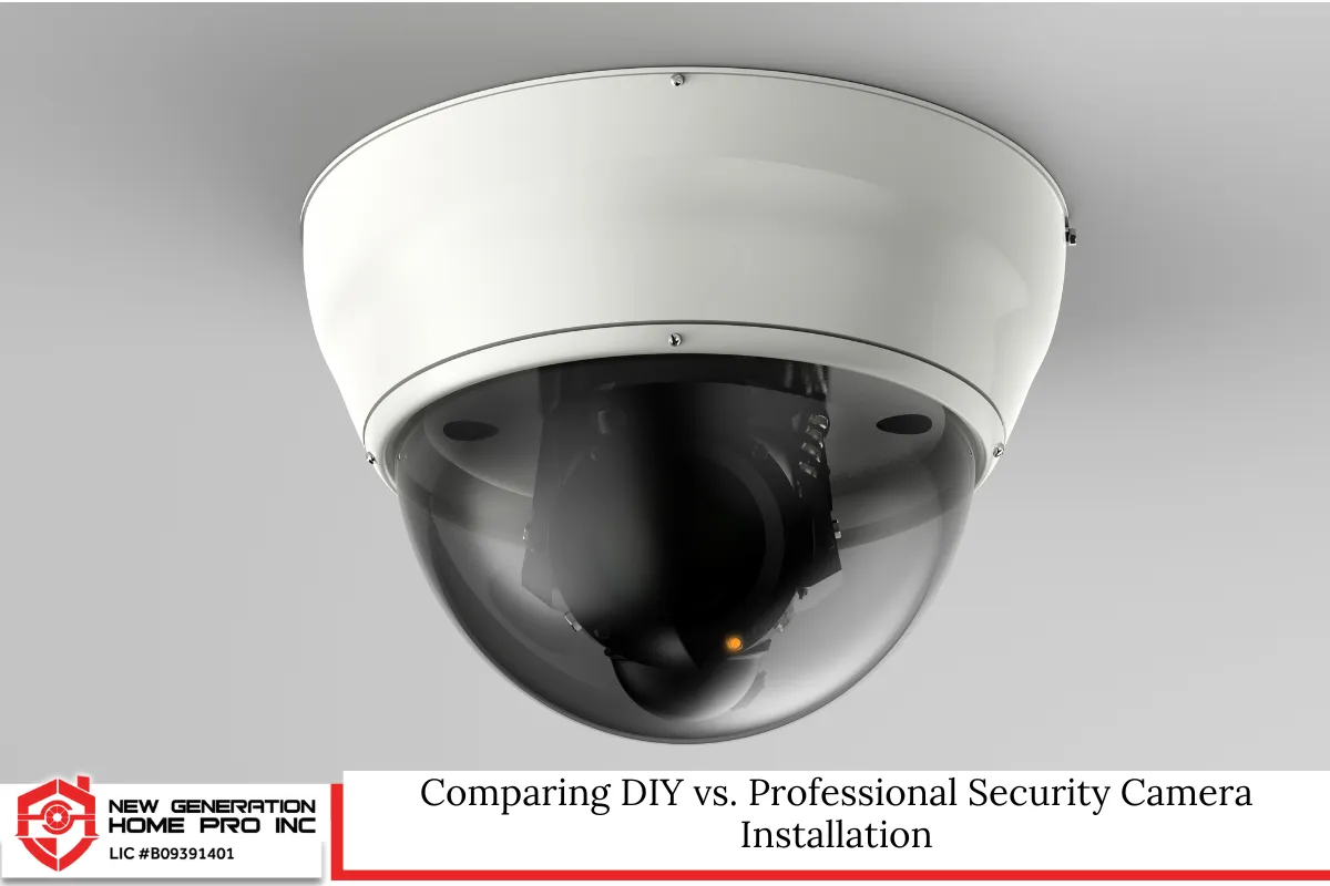 Comparing DIY vs. Professional Security Camera Installation