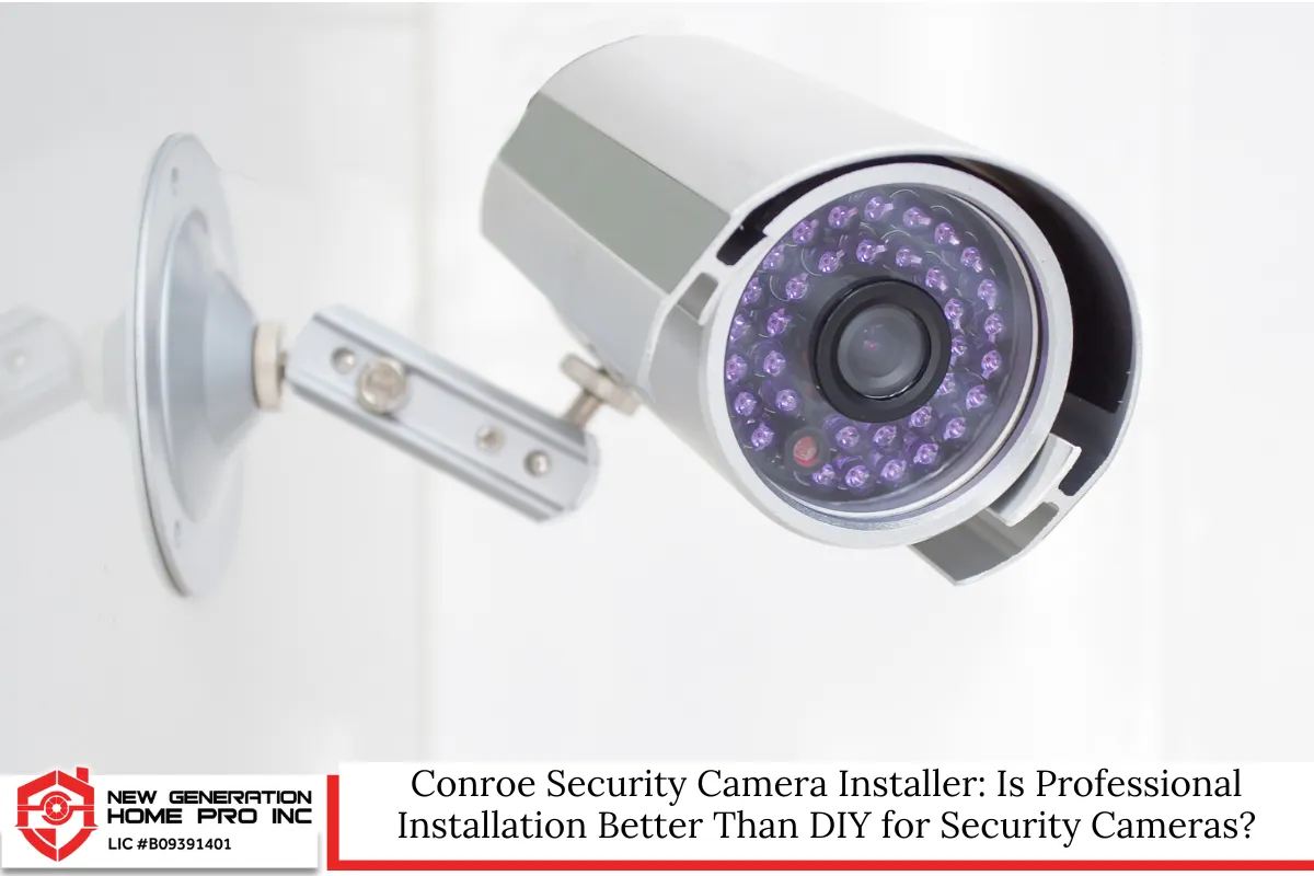 Conroe Security Camera Installer: Is Professional Installation Better Than DIY for Security Cameras?