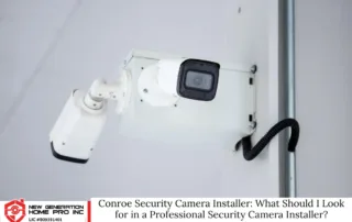 Conroe Security Camera Installer: What Should I Look for in a Professional Security Camera Installer?