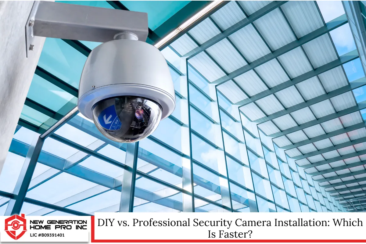 DIY vs. Professional Security Camera Installation: Which Is Faster?