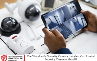 The Woodlands Security Camera Installer: Can I Install Security Cameras Myself?