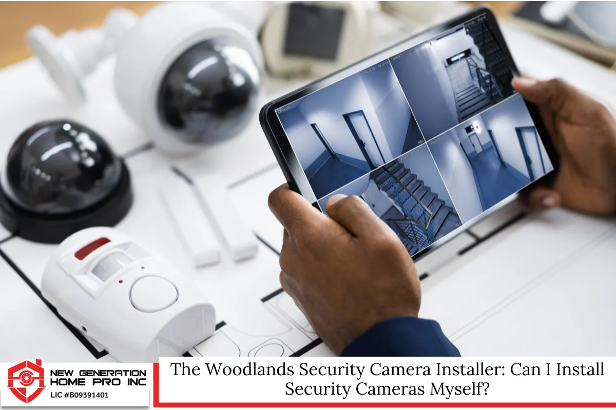 The Woodlands Security Camera Installer: Can I Install Security Cameras Myself?