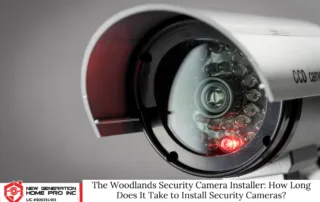 The Woodlands Security Camera Installer: How Long Does It Take to Install Security Cameras?