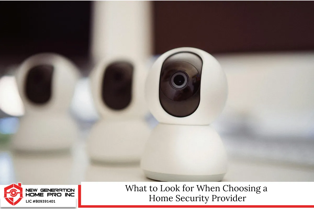 What to Look for When Choosing a Home Security Provider