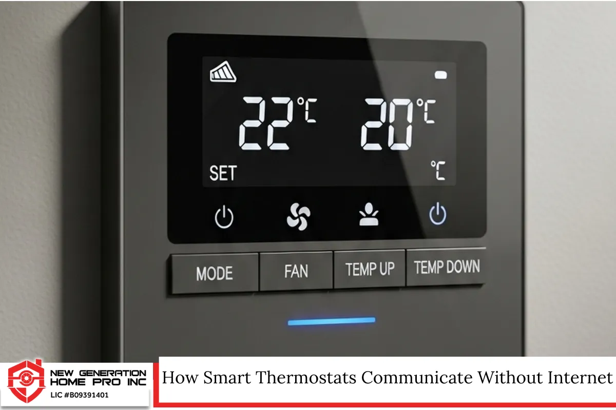 How Smart Thermostats Communicate Without Internet
