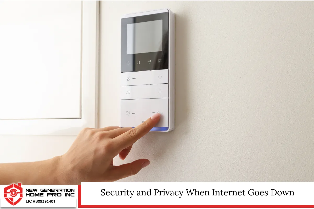 Security and Privacy When Internet Goes Down