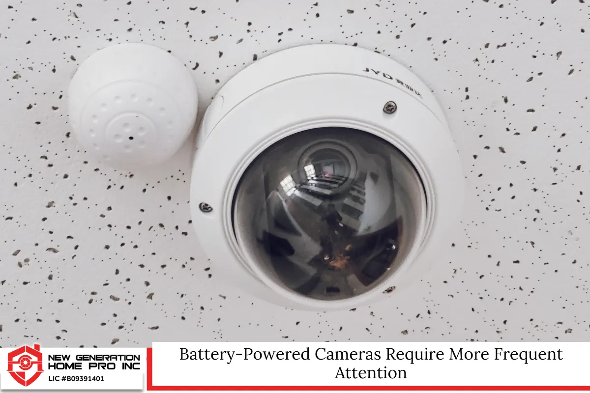 Battery-Powered Cameras Require More Frequent Attention