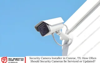 Security Camera Installer in Conroe, TX: How Often Should Security Cameras Be Serviced or Updated?