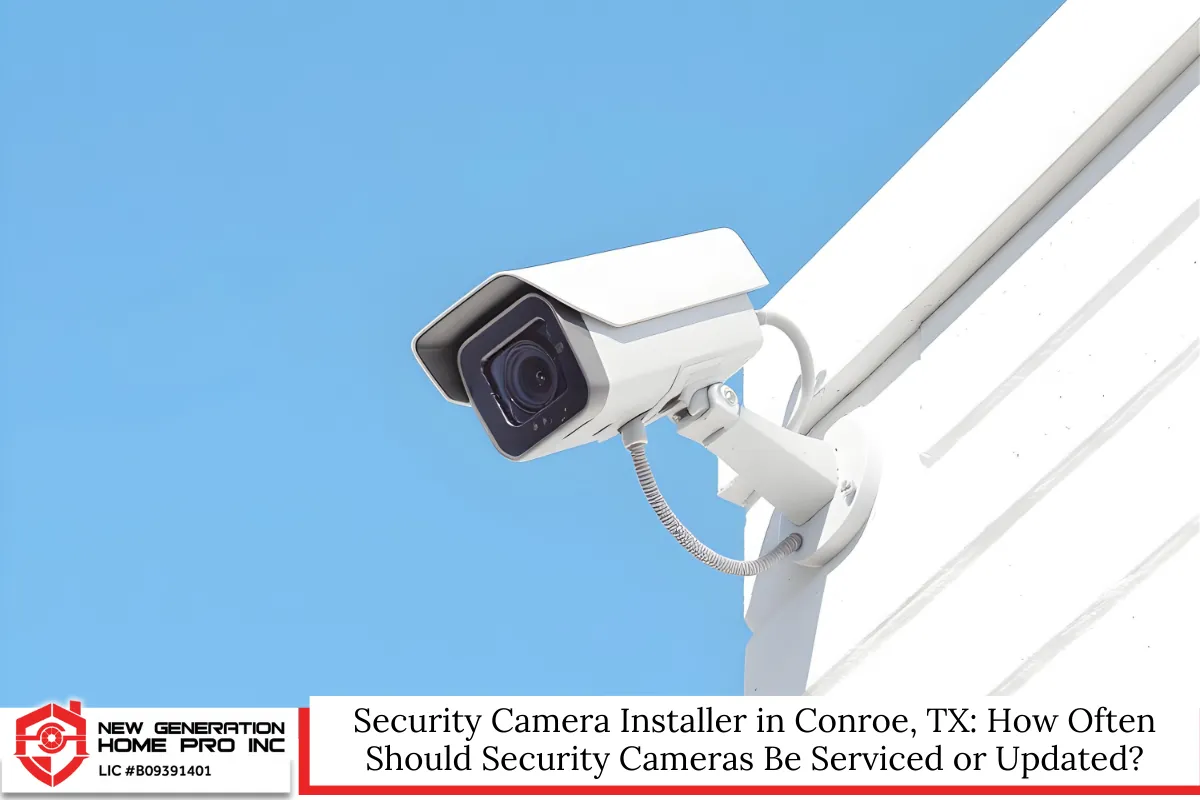 Security Camera Installer in Conroe, TX: How Often Should Security Cameras Be Serviced or Updated?