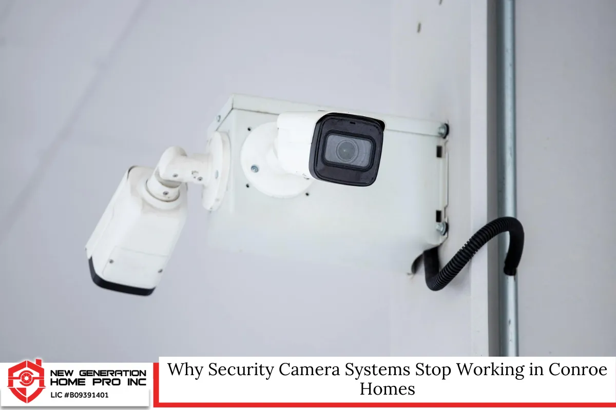 Why Security Camera Systems Stop Working in Conroe Homes