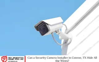 Can a Security Camera Installer in Conroe, TX Hide All the Wires
