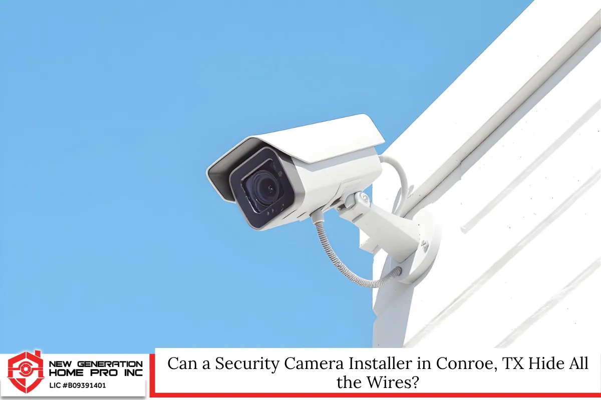 Can a Security Camera Installer in Conroe, TX Hide All the Wires