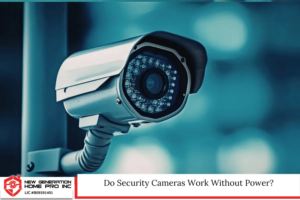 Do Security Cameras Work Without Power