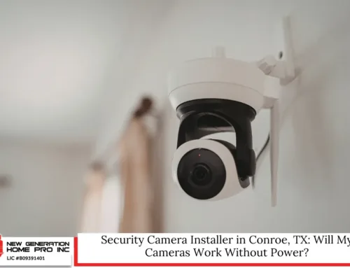 Security Camera Installer in Conroe, TX: Will My Cameras Work Without Power?
