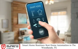 Smart Home Routines Best Home Automation in The Woodlands, TX
