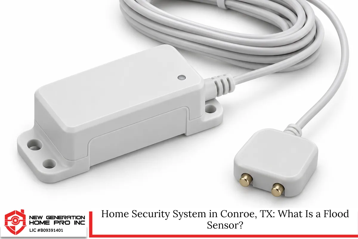 Home Security System in Conroe, TX: What Is a Flood Sensor?